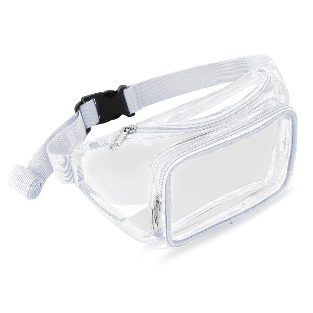 PVC Waist Bag Outdoor Sports Transparent Belt Bag