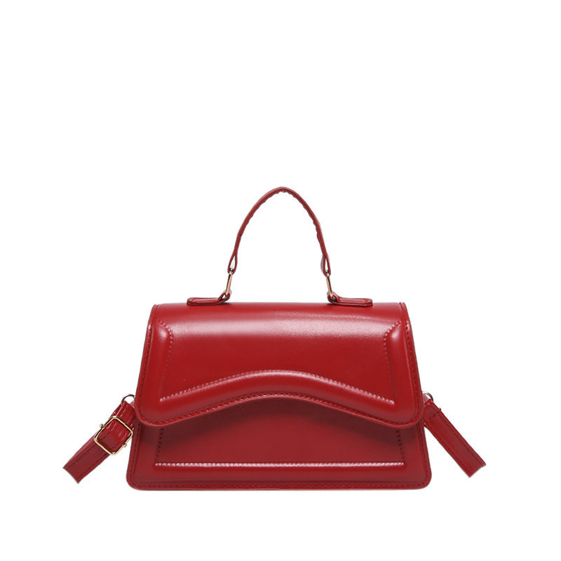 Colorful Shoulder Messenger Bag Stylish Good Texture Solid Color Women's