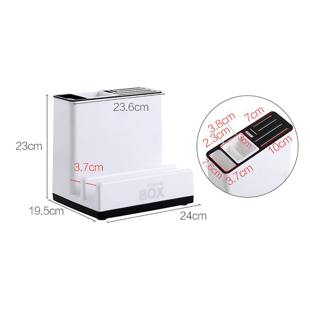 Portaoggetti per stoviglie Portaoggetti per coltelli da cucina Scaffali in plastica per armadietto da cucina