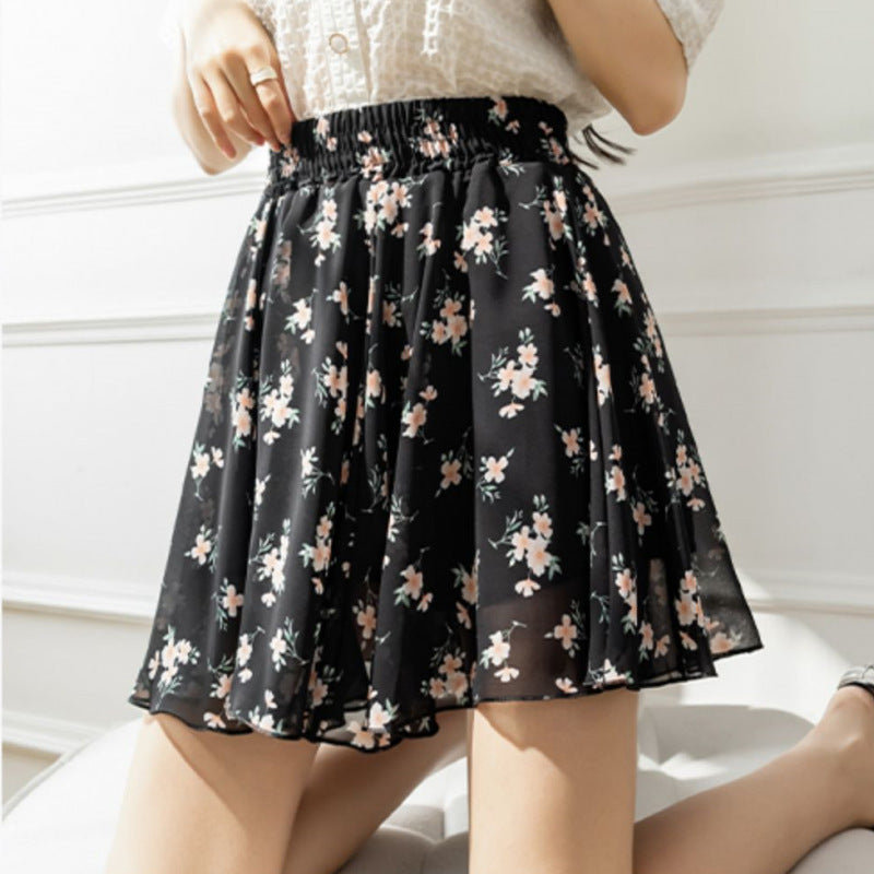 Plus Size Plump Girls Chiffon Floral Dress Children's Summer