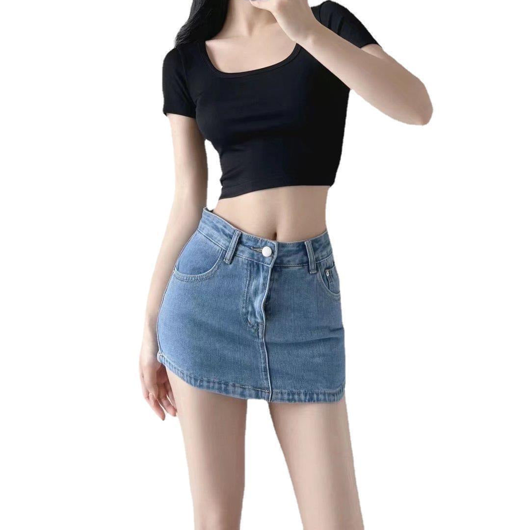 High Waist A- Line Skirt Women