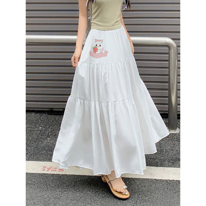 Spring Women's New French Style All-matching Solid Color Casual Dress