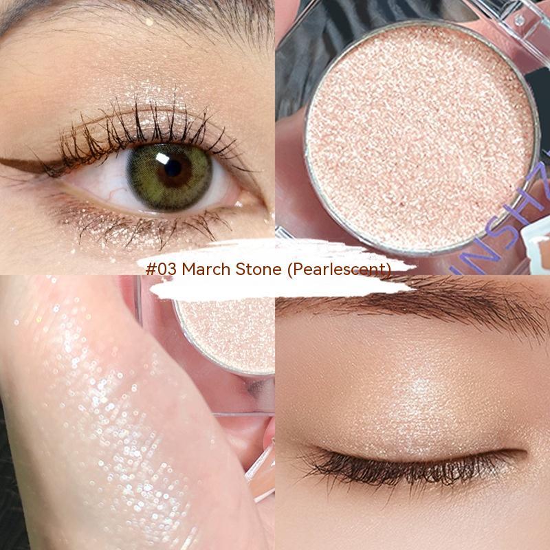 Polvere scintillante luccicante polarizzata piatta per ombretto monocromatico