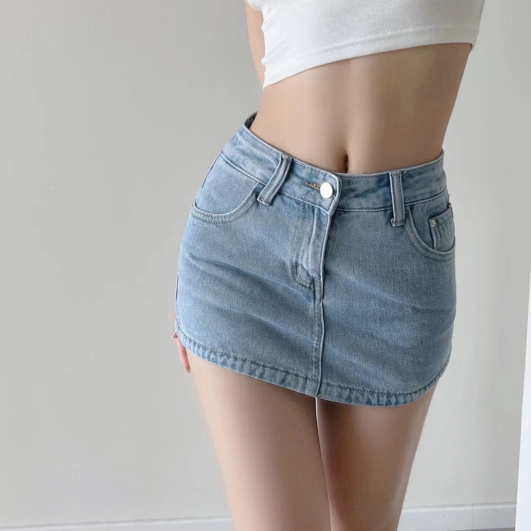 High Waist A- Line Skirt Women