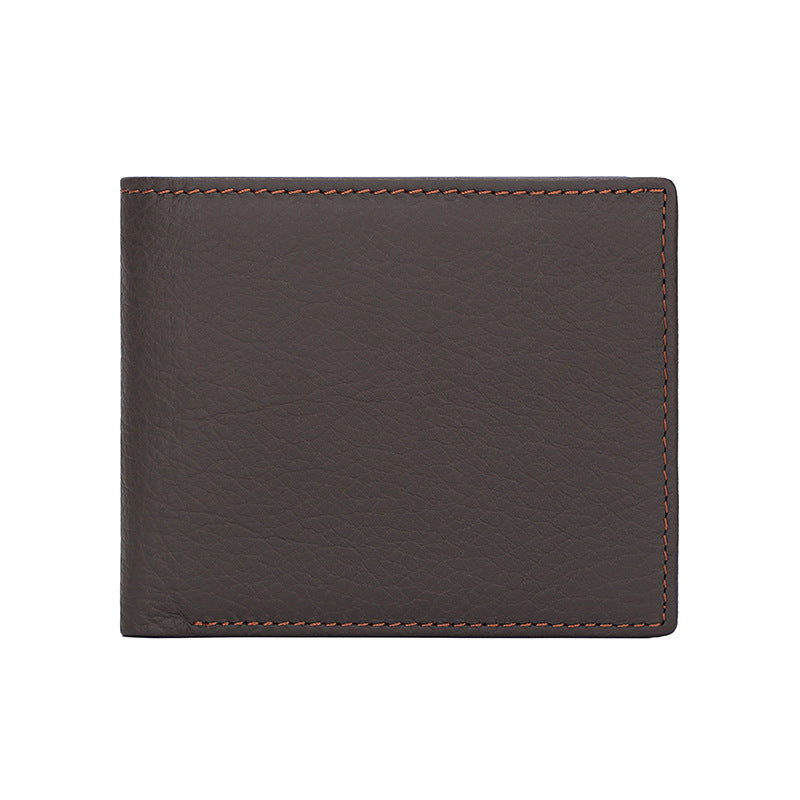 Retro Casual Cowhide Men's Wallet