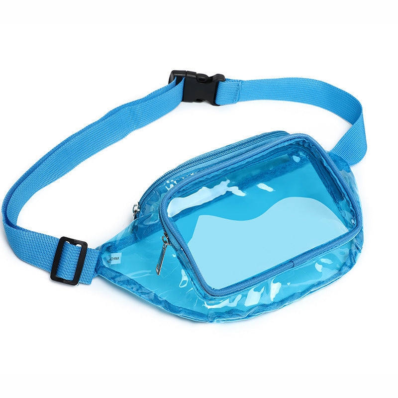PVC Waist Bag Outdoor Sports Transparent Belt Bag