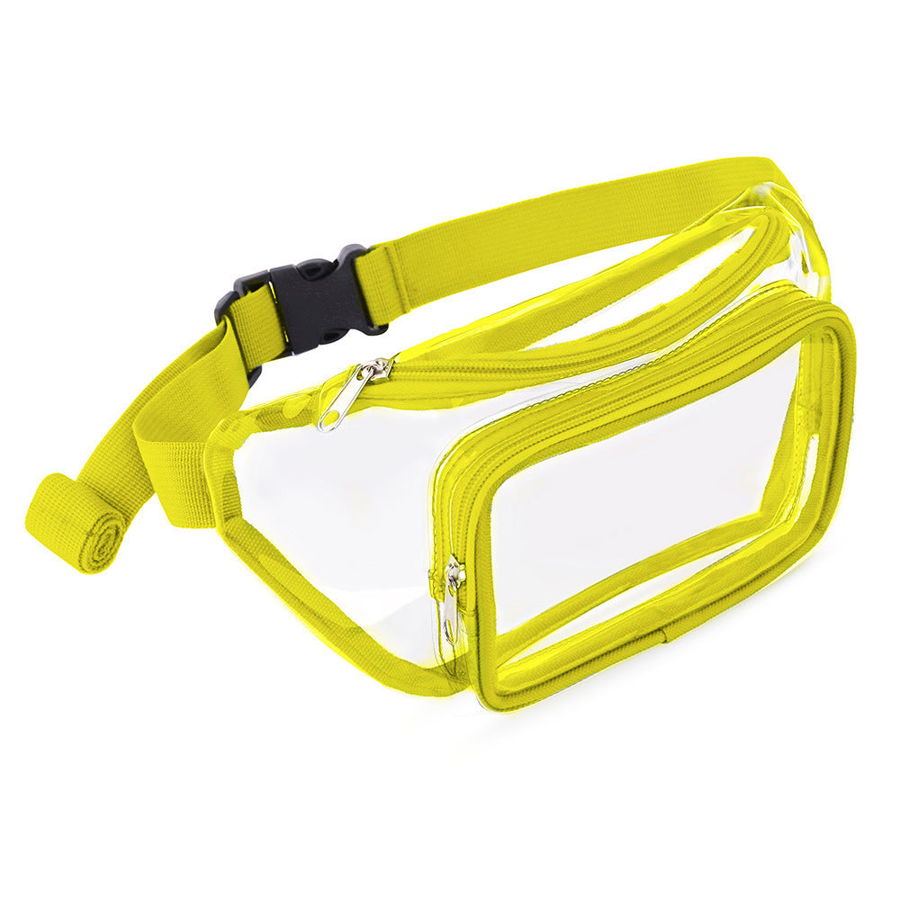 PVC Waist Bag Outdoor Sports Transparent Belt Bag