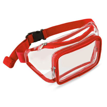 PVC Waist Bag Outdoor Sports Transparent Belt Bag