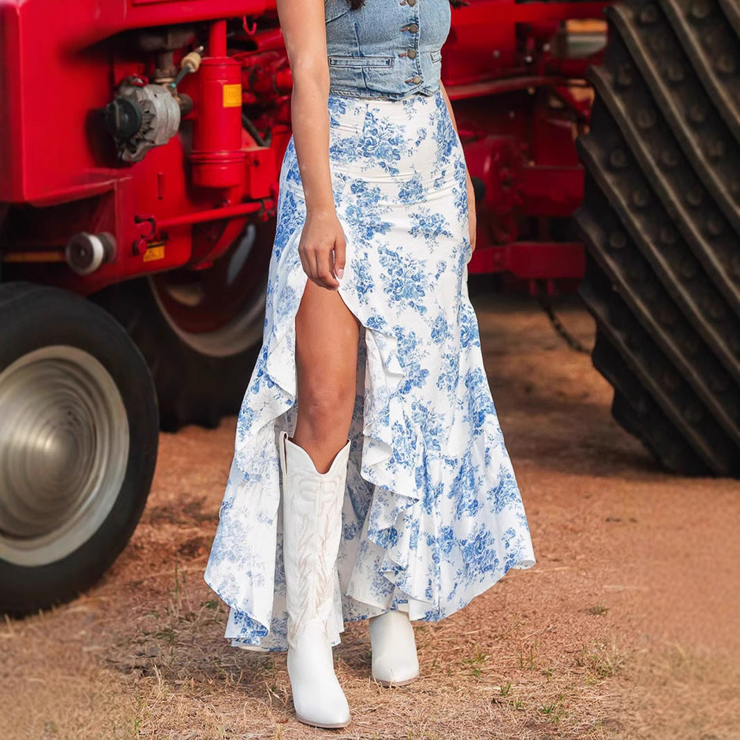 Women's Collapsed Irregular Ruffled Fashion