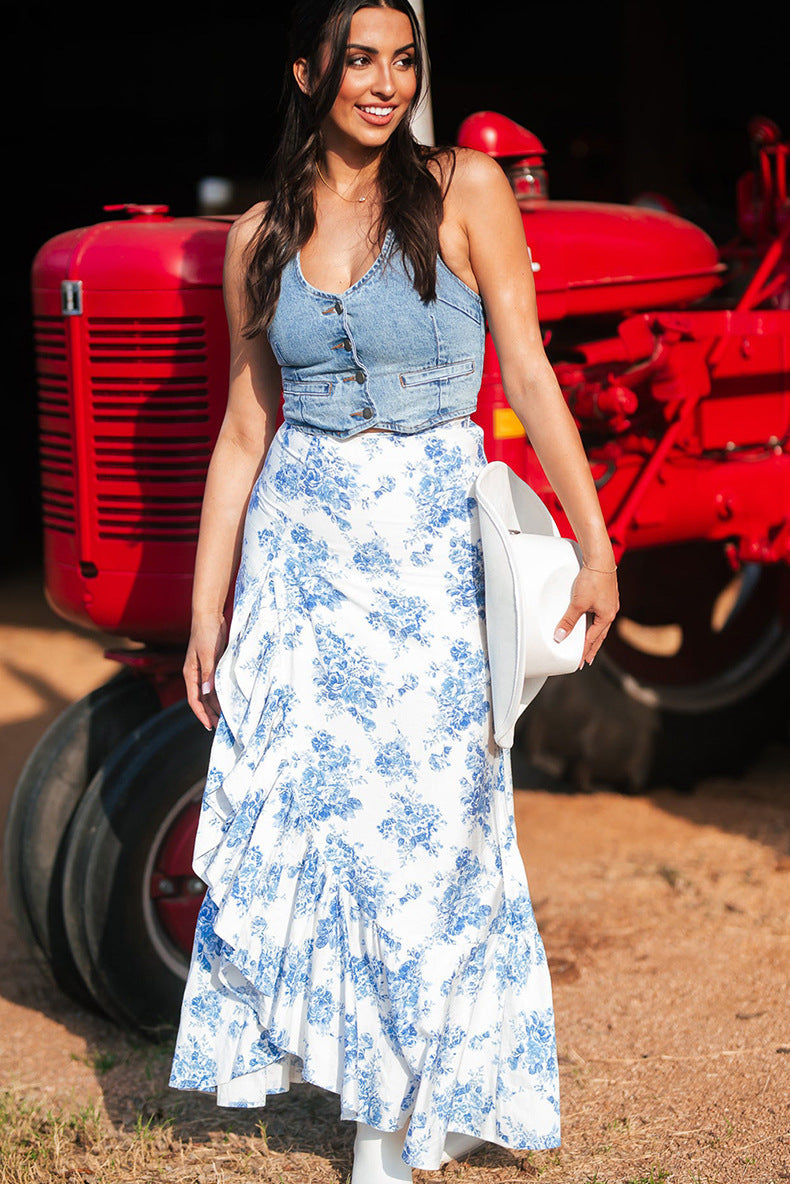Women's Collapsed Irregular Ruffled Fashion
