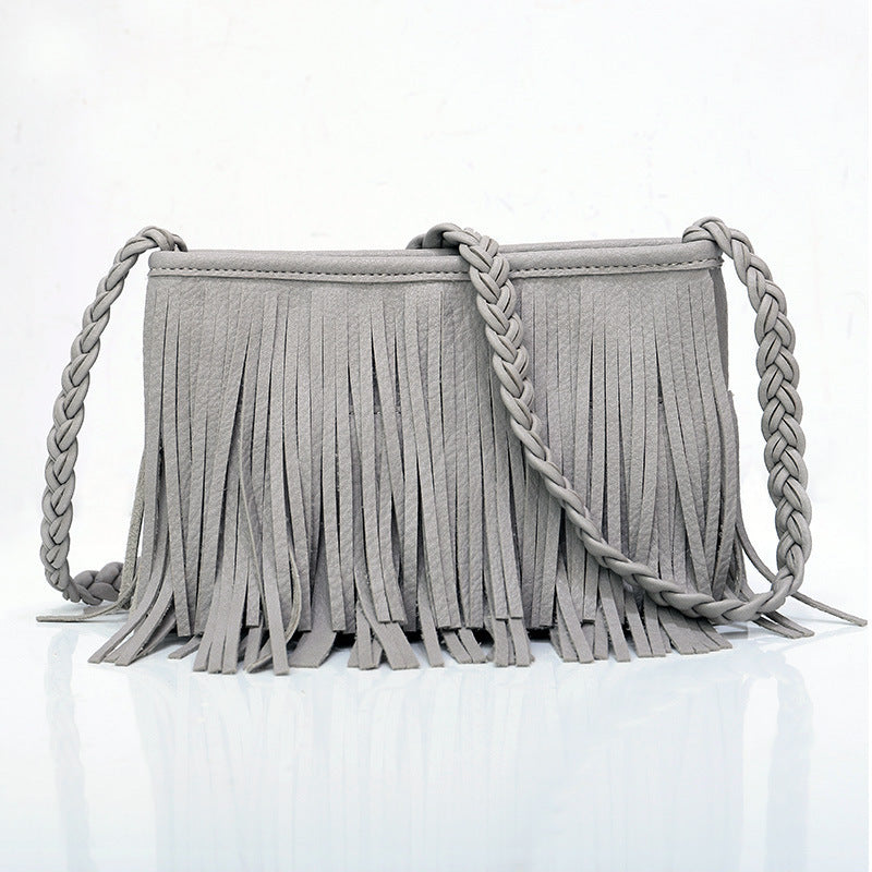 Hand-woven Tassel Bag Shoulder Crossbody Bag