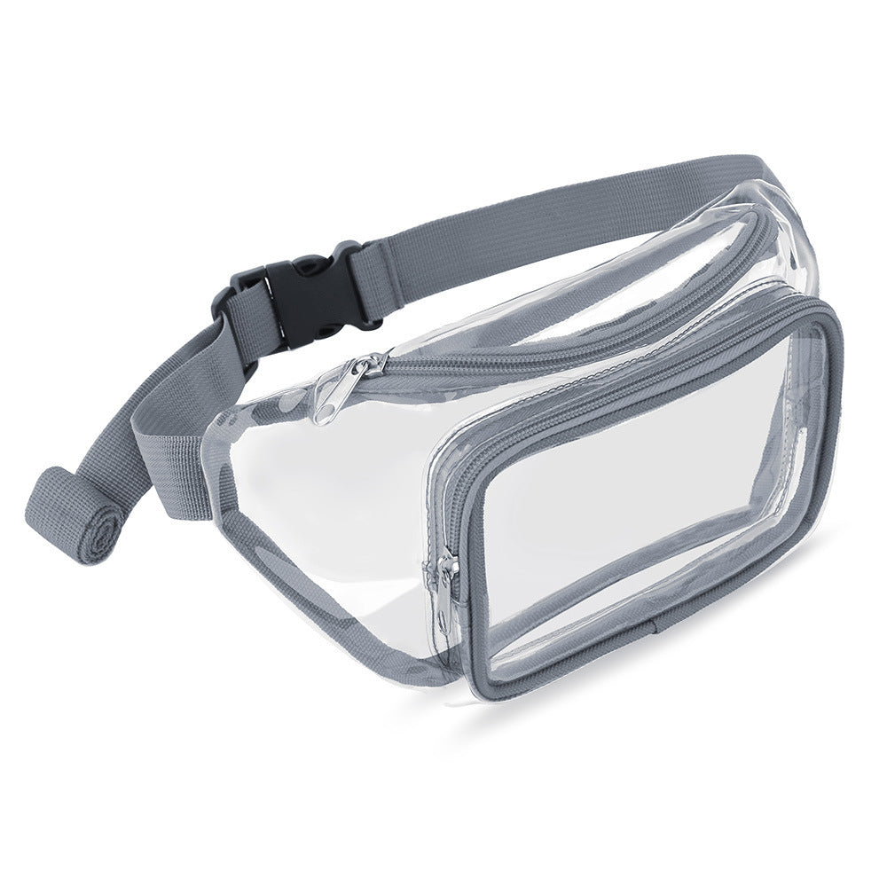 PVC Waist Bag Outdoor Sports Transparent Belt Bag