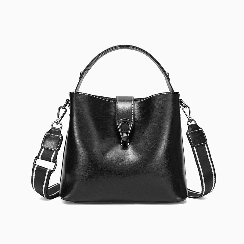 Women's Autumn And Winter Bucket Bag Shoulder Messenger Bag