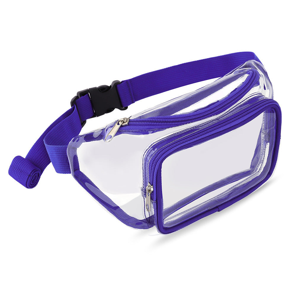 PVC Waist Bag Outdoor Sports Transparent Belt Bag