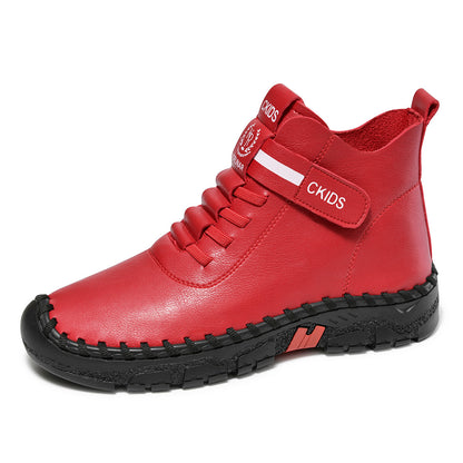 Women's Dr Martens Boots High-top Plus Size Women's Shoes Autumn And Winter Ankle Boots Cotton-padded Shoes