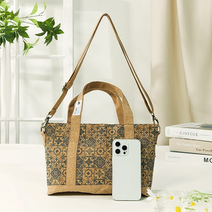 Eco-friendly Cork Crossbody Bag Portable Tote