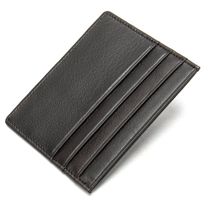 First Layer Cowhide Card Holder Fashion Simple Card Holder