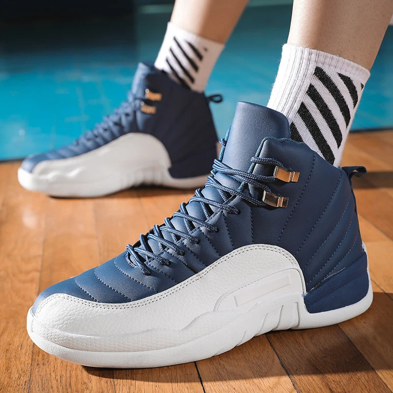 High Quality Basketball Shoes Men Sneakers Boys Basket Shoes Autumn High Top Anti-slip Outdoor Sports Shoes Trainer Women Summer