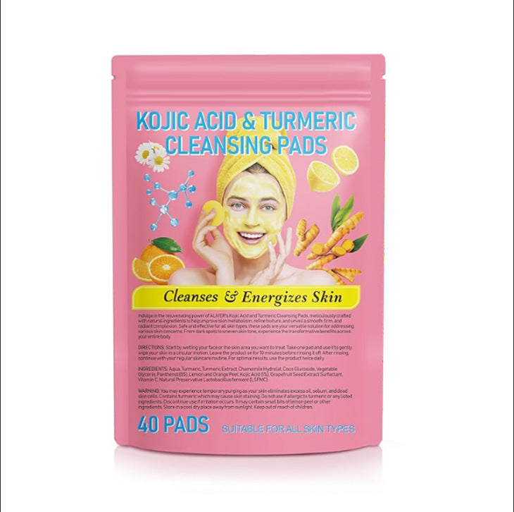 Turmeric Cleansing Pad Compressed Turmeric Kojic Acid