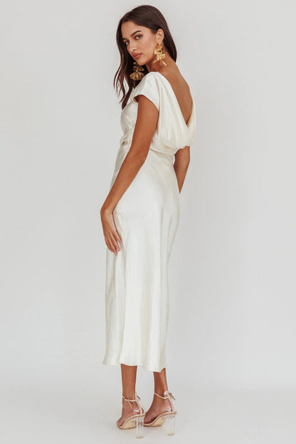 Off-shoulder Sexy Backless Fishtail Long Dress