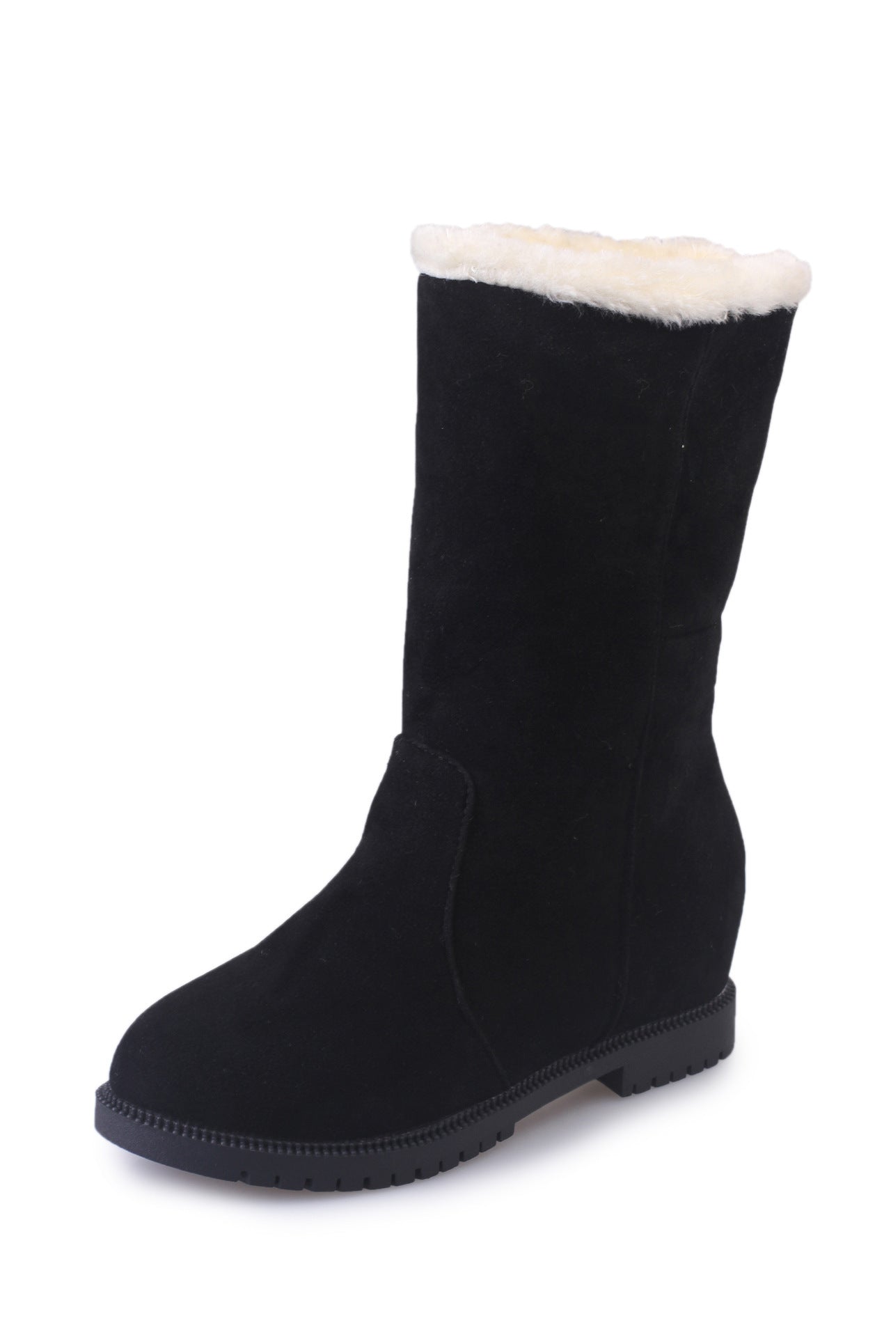 Women's Snow Boots Winter Fleece-lined Warm Two-way Wear