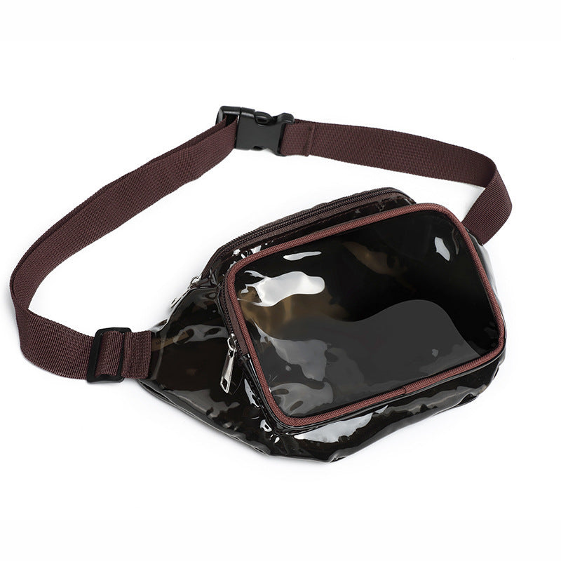 PVC Waist Bag Outdoor Sports Transparent Belt Bag