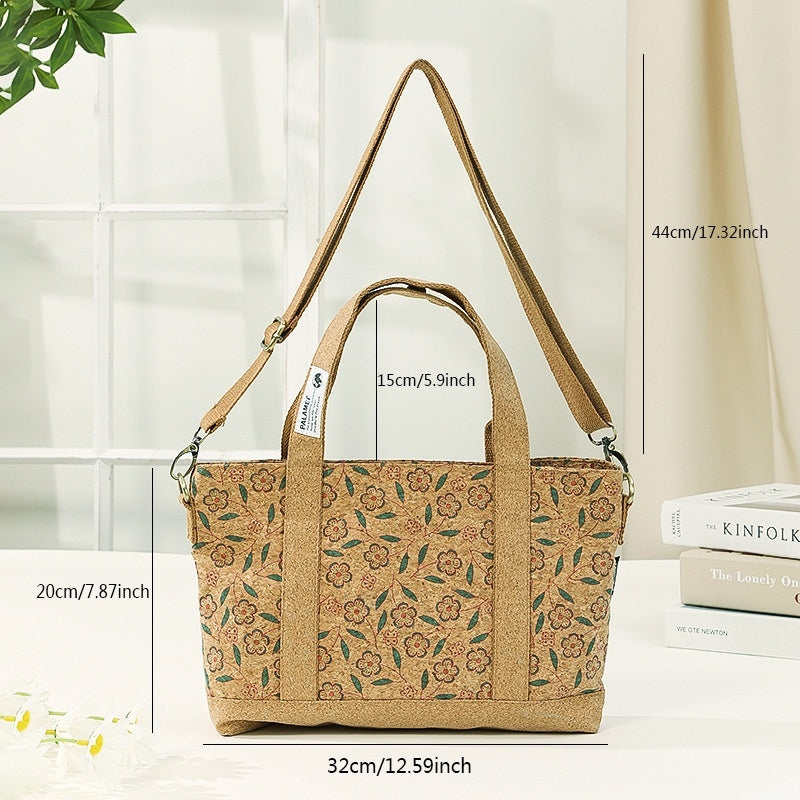 Eco-friendly Cork Crossbody Bag Portable Tote