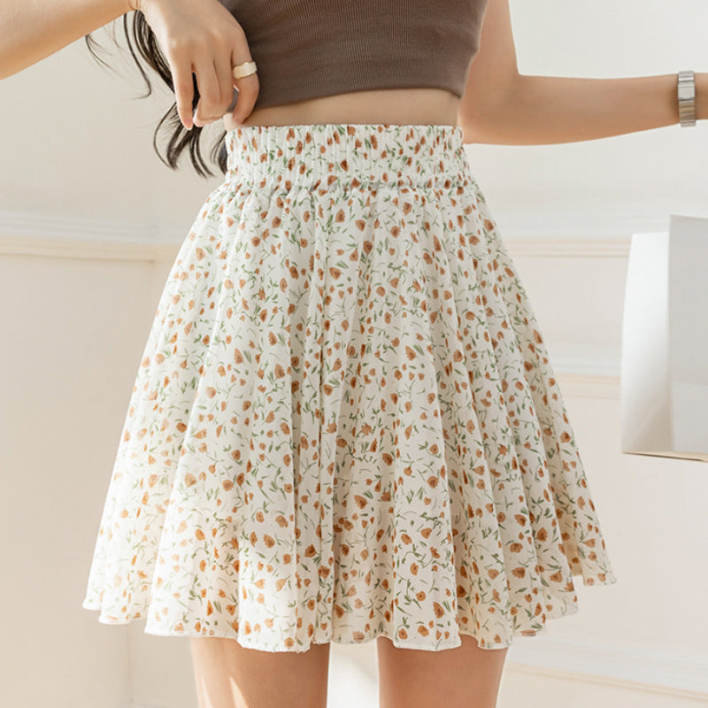 Plus Size Plump Girls Chiffon Floral Dress Children's Summer