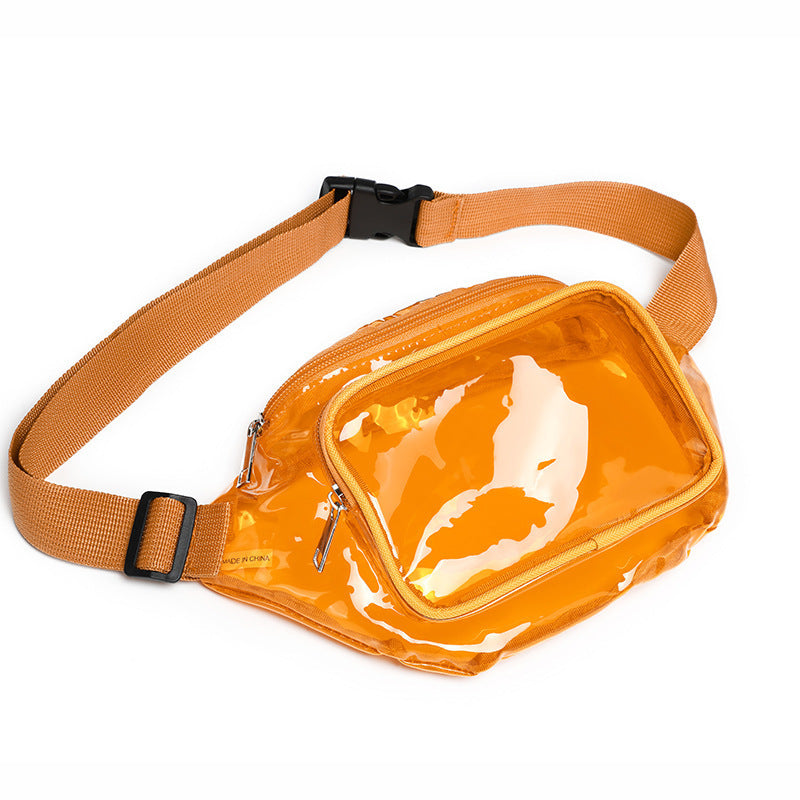 PVC Waist Bag Outdoor Sports Transparent Belt Bag